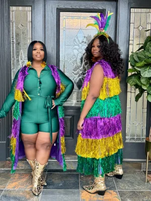 Mardi Gras Tinsel Town Parade Vest