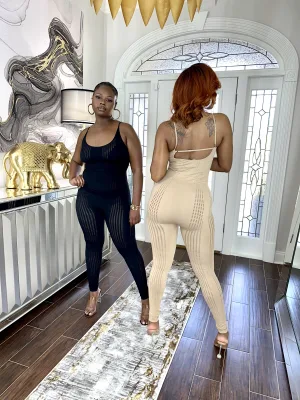 A HOLE VIBE JUMPSUIT