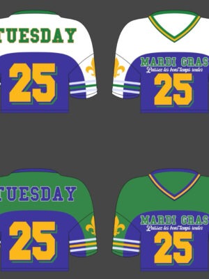 Mardi Gras Fat Tuesday Jersey