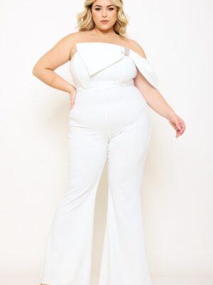Pleasant Surprise Jumpsuit White