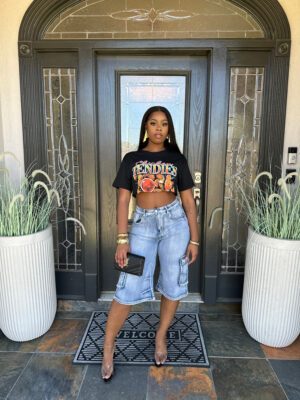 Rough Ride Cargo Jhorts Light Wash