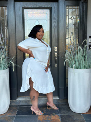 Sweet Date Dress White