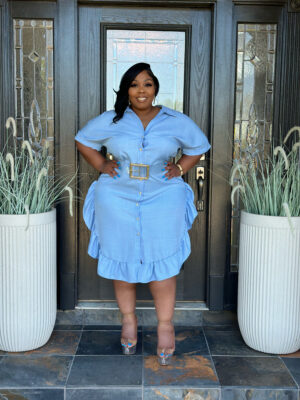 Sweet Date Dress Sky