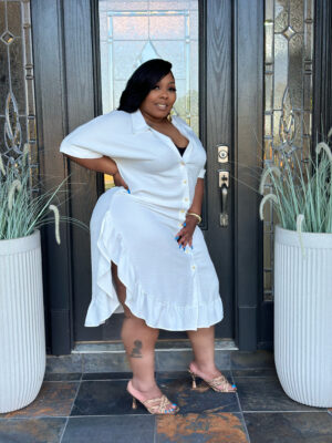 Sweet Date Dress White