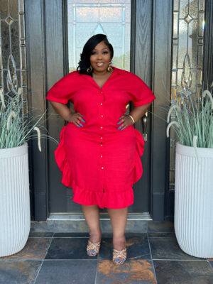 Sweet Date Dress Red