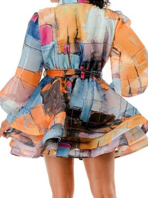 Brushstroke Bloom Dress