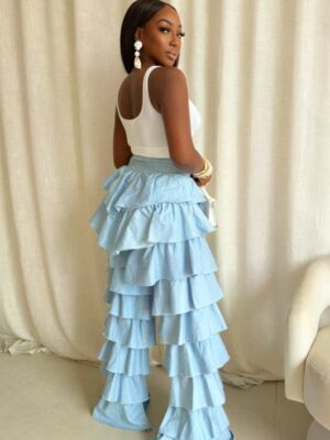 Ripple Effect Denim Pants Light Wash