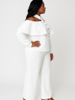 Poise Pant Set White