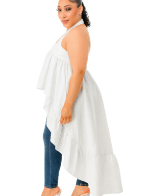 Cascade Glam High-Low Halter Top