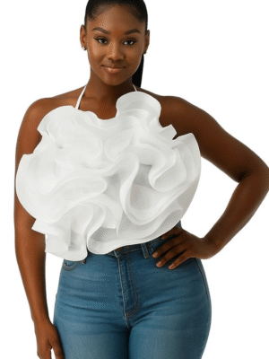 Rosé Bloom Halter Top (2 Colors)