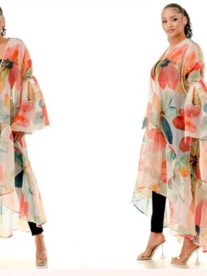 Petal Whirl Duster White