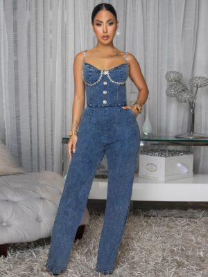 Crystal Blues Jumpsuit