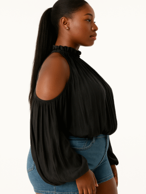 Cloud Whisper Chiffon Top