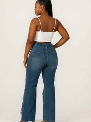 On The Edge Lace-Up Jeans