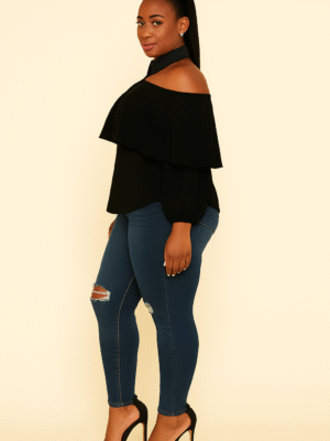 Regal Flair Blouse Black