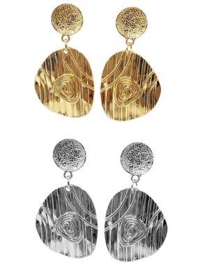 Ripple Luxe Clip On Earrings