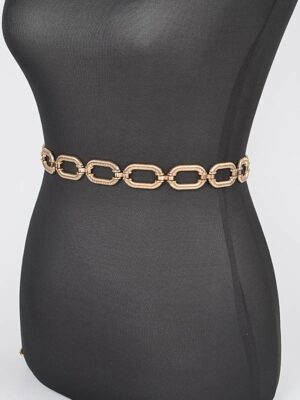 Bronze Luxe Link Chain Belt