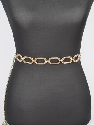 Bronze Luxe Link Chain Belt