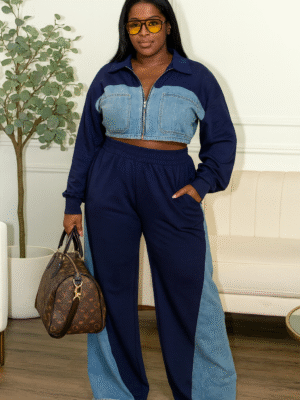 Denim Fusion Lounge Track Set