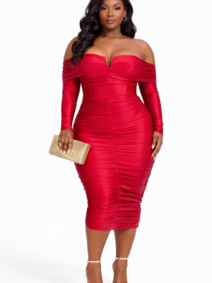 Scarlet Affair Midi Curvy