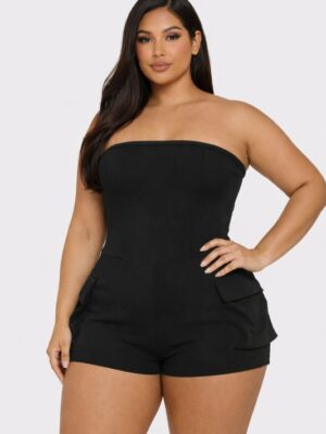 Wild Intentions Romper Black