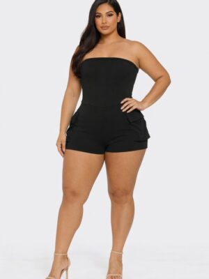 Wild Intentions Romper Black
