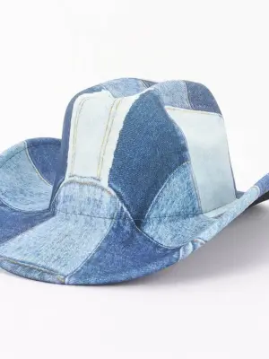 Denim Cowgirl Hat