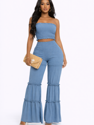 Luxe Escape Set Denim Blue