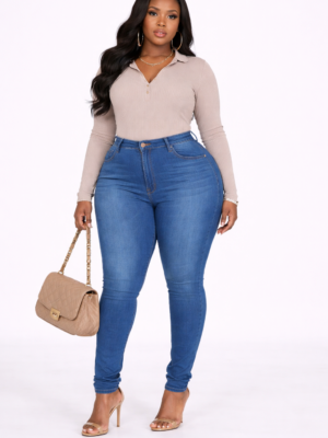 Contour Luxe Skinny Jeans Curvy