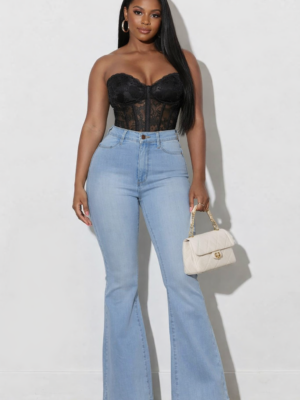 Skyline Flare Denim Light Wash