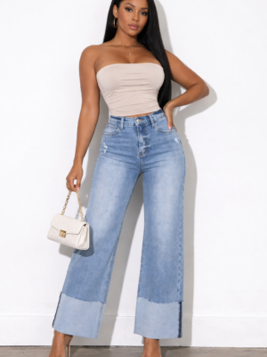 Cut Above Wide Leg Jeans