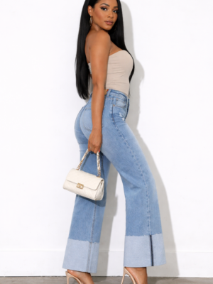 Cut Above Wide Leg Jeans