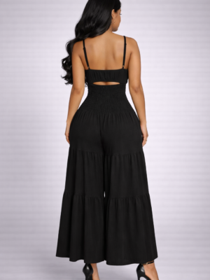 Flirt & Flow Jumpsuit Black