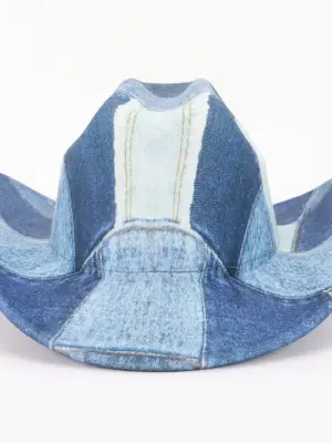 Denim Cowgirl Hat