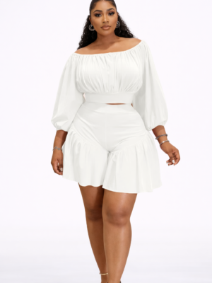 Soft Motion Short Set White