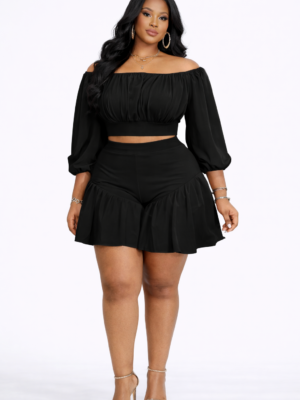 Soft Motion Short Set Black