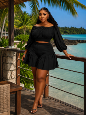 Soft Motion Short Set Black