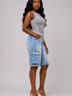 Soft Spoken Luxe Top Grey