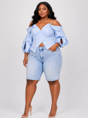 Pretty Persuasion Button Down Blue