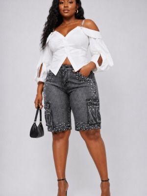 Pretty Persuasion Button Down White
