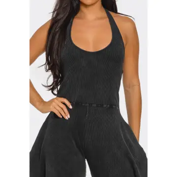 Hailey Harem Jumpsuit Black - Image 3