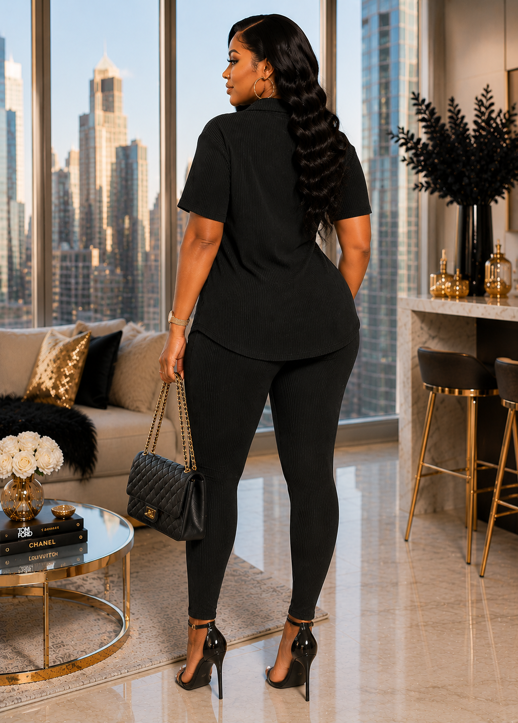 Soft Era Pant Set Black - Image 2