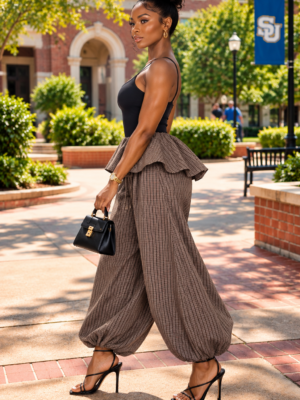 Check My Attitude Harem Pants
