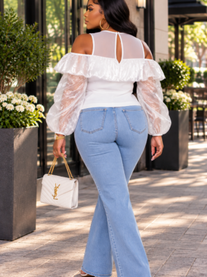 Sheer Confidence Top White