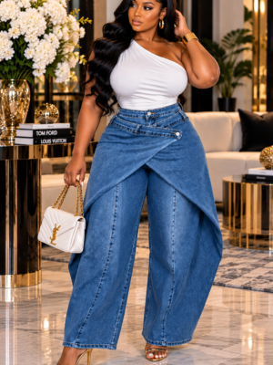 Wrap It Up Barrel Jeans