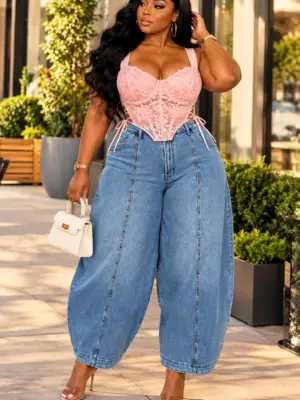 Upper East Barrel Jeans