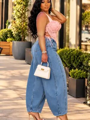 Upper East Barrel Jeans