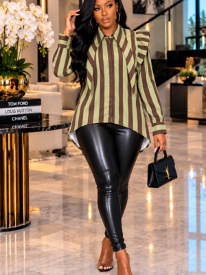 Haute Behavior LS Top Olive