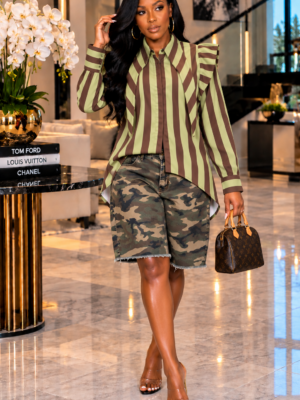 Haute Behavior LS Top Olive