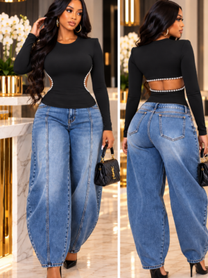 Back To Luxe Top Black